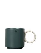 Cup Noor Home Tableware Cups & Mugs Coffee Cups Green Byon