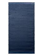 Porto Home Textiles Rugs & Carpets Hallway Runners Blue RUG SOLID