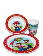 Super Mario, 3-Delt Mikrobølgesæt Til Børn Home Meal Time Dinner Sets ...