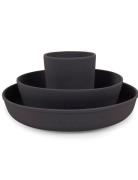 Silic Dinner Set - St Grey Home Meal Time Dinner Sets Black Filibabba