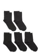 Decoy Kids 5Pk Org. Cot Sock Sokker Strømper Black Decoy