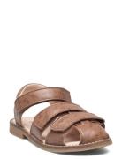 Addison Aop Sandal Shoes Summer Shoes Sandals Beige Wheat