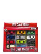Bil Metall 12 St 7,5 Cm Toys Toy Cars & Vehicles Toy Cars Multi/patter...