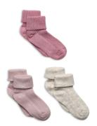 Baby Sock Rib  Socks & Tights Baby Socks Pink Minymo