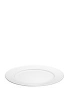 Tallerken Flad Plissé 28 Cm Hvid Home Tableware Plates Dinner Plates W...
