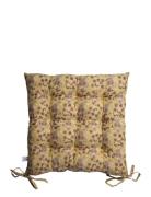 Box Cushion-Ethnic Home Textiles Seat Pads Yellow Au Maison