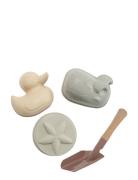 Sand Shaper Toys Outdoor Toys Sand Toys Multi/patterned HEVEA