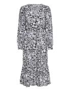 Mschdella Ladonna Dress Aop Knælang Kjole Multi/patterned MSCH Copenha...