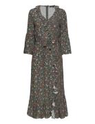 Annifrida Delphine Wrap Dress Knælang Kjole Multi/patterned French Con...