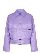 Aliciacras Jacket Quiltet Jakke Purple Cras