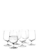 Bouquet Vandglas 38 Cl Klar 6 Stk. Home Tableware Glass Drinking Glass...
