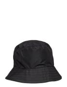 Rain Bucket Hat Accessories Headwear Bucket Hats Black Becksöndergaard
