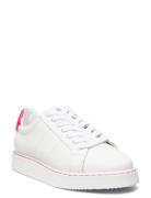 Angeline Iv Action Leather Sneaker Low-top Sneakers White Lauren Ralph...