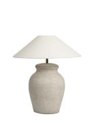 Berit Light Grey Home Lighting Lamps Table Lamps White Watt & Veke