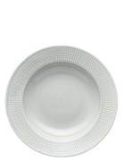 Swgr Plate Deep 25Cm Mist Home Tableware Plates Deep Plates Grey Rörst...