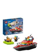 Brandvæsnets Redningsbåd 60373 Toys Lego Toys Lego city Multi/patterne...