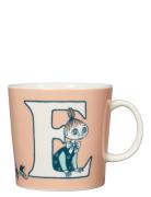 Moomin Mug 04L Abc E Home Tableware Cups & Mugs Coffee Cups Pink Arabi...