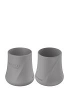 Silic Baby Cup 2-Pack Quiet Grey Home Meal Time Cups & Mugs Cups Grey ...