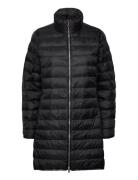 Packable Water-Repellent Quilted Coat Foret Jakke Black Polo Ralph Lau...