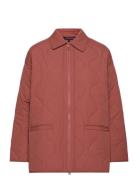 Linn Quilted Jacket Quiltet Jakke Red Lexington Clothing