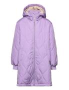 Hannah Outerwear Jackets & Coats Quilted Jackets Purple Molo