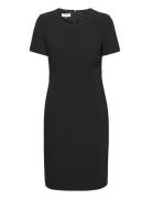 Dress Woven Knælang Kjole Black Gerry Weber