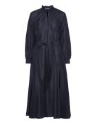 Karookhi Long Dress 14641 Knælang Kjole Blue Samsøe Samsøe