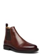 St Fairkon Chelsea Boot Støvlet Chelsea Boot Brown GANT