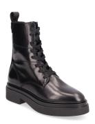 Zandrin Mid Boot Shoes Boots Ankle Boots Laced Boots Black GANT