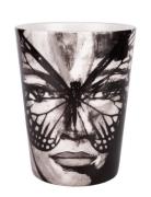 Golden Butterfly B&W Home Tableware Cups & Mugs Coffee Cups Black Caro...