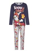 Pyjalong Pyjamassæt Multi/patterned Paw Patrol