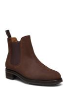 Bryson Waxed Suede Chelsea Boot Støvlet Chelsea Boot Brown Polo Ralph ...