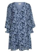 Kasus Dress Kort Kjole Blue Kaffe