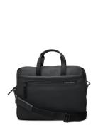 Rubberized Slim Conv Laptop Bag Computertaske Taske Black Calvin Klein