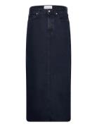 Maxi Skirt Lang Nederdel Blue Calvin Klein Jeans
