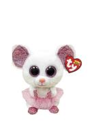 Nina - White Ballerina Mouse Reg Toys Soft Toys Stuffed Animals Pink T...