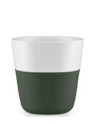 2 Espresso-Krus Emerald Green Home Tableware Cups & Mugs Espresso Cups...
