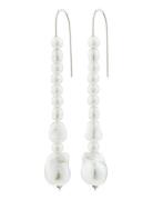 Willpower Pearl Earrings Ørestickere Smykker Silver Pilgrim