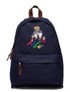 Polo Bear Canvas Backpack Rygsæk Taske Navy Polo Ralph Lauren