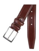 Leather Belt Accessories Belts Classic Belts Brown Portia 1924