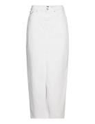Claire Hgh Maxi Skirt Bh6192 Lang Nederdel White Tommy Jeans