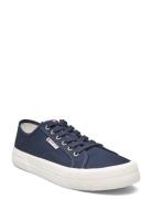 Tjm Lace Up Canvas Color Low-top Sneakers Navy Tommy Hilfiger