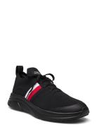 Modern Runner Knit Stripes Ess Low-top Sneakers Black Tommy Hilfiger