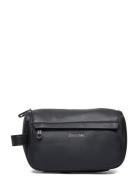 Ck Must Washbag W/Hanger Toilettaske Black Calvin Klein