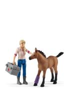 Schleich Vet Visiting Mare And Foal Toys Playsets & Action Figures Ani...