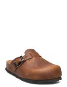 Slippers Nubuck Leather Slippers Hjemmesko Brown En Fant