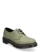 1461 Muted Olive Virginia Snøresko Flade Khaki Green Dr. Martens