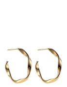 Cindy Twist Small Accessories Jewellery Earrings Hoops Gold By Jolima