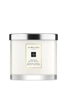 Peony & Blush Suede Home Candle Duftlys Nude Jo Mal London