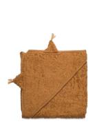 Organic Hooded Towel Home Bath Time Towels & Cloths Towels Brown Pippi